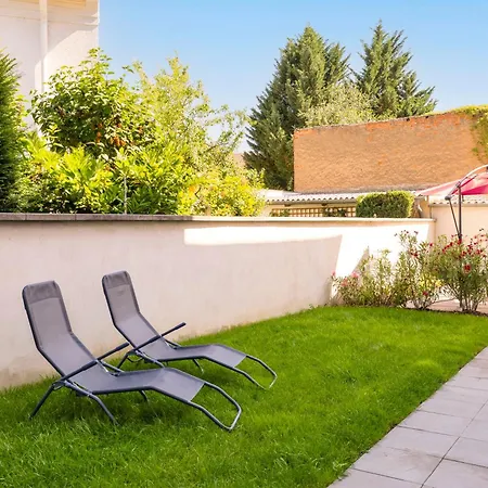 아파트 De Prestige Au Centre Climatise Avec Jardin Prive 콜마