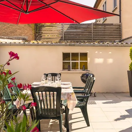 De Prestige Au Centre Climatise Avec Jardin Prive Lägenhet Colmar