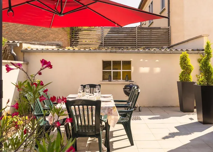 De Prestige Au Centre Climatise Avec Jardin Prive Lägenhet Colmar